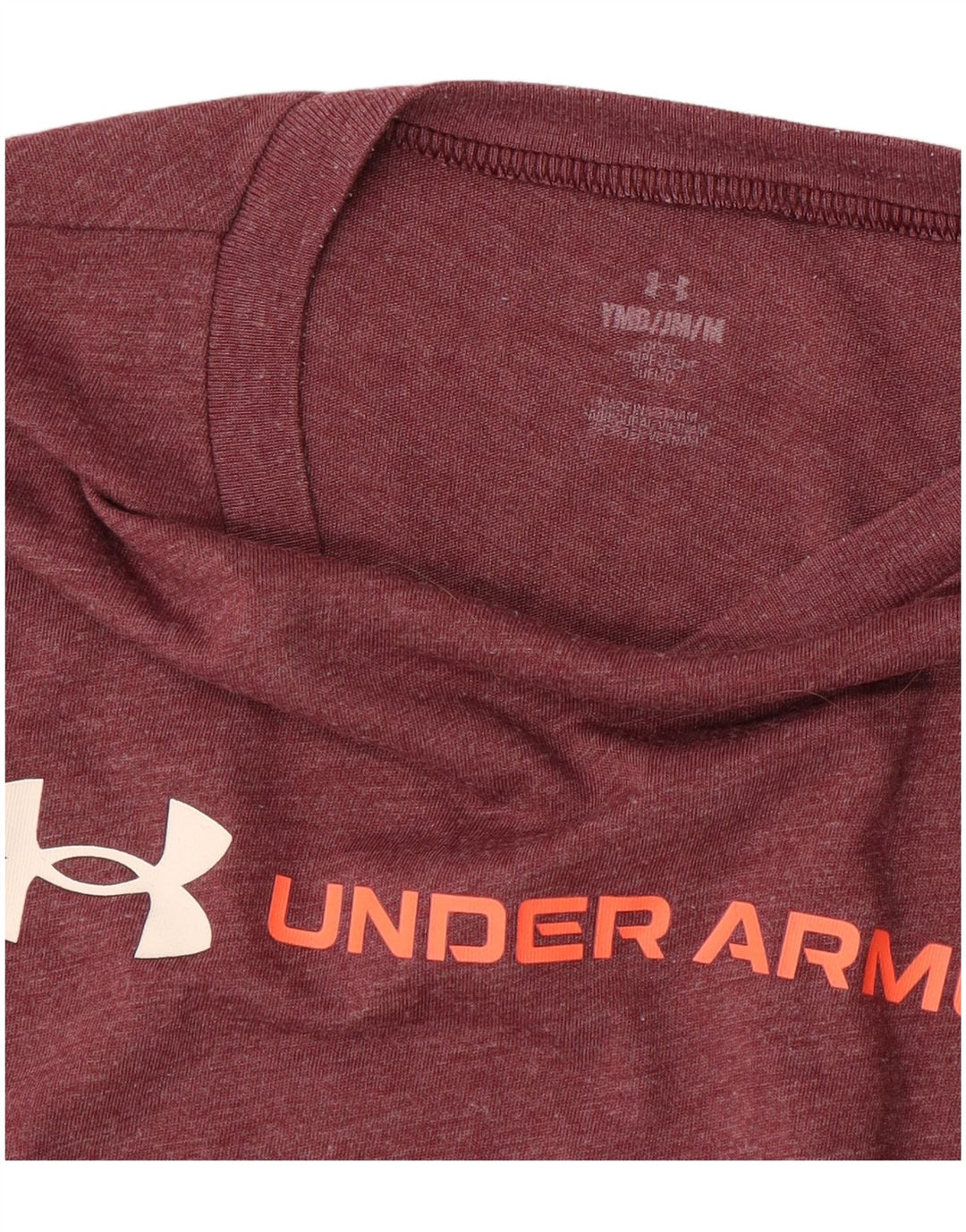 UNDER ARMOUR Camiseta gráfica para niño 9-10 años Medio Burdeos