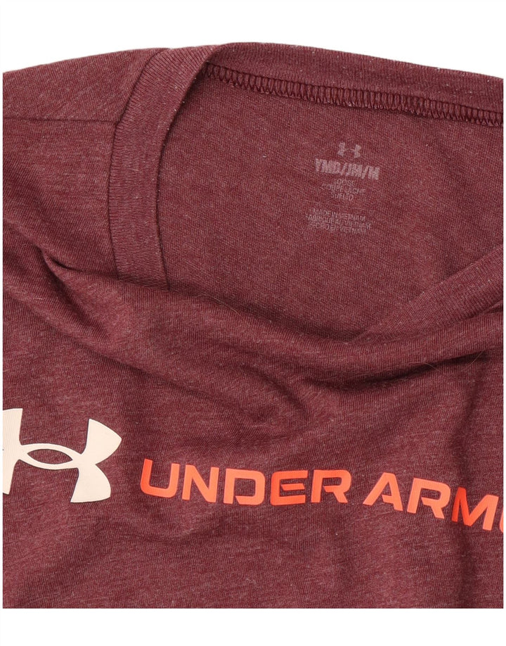 UNDER ARMOUR Camiseta gráfica para niño 9-10 años Medio Burdeos