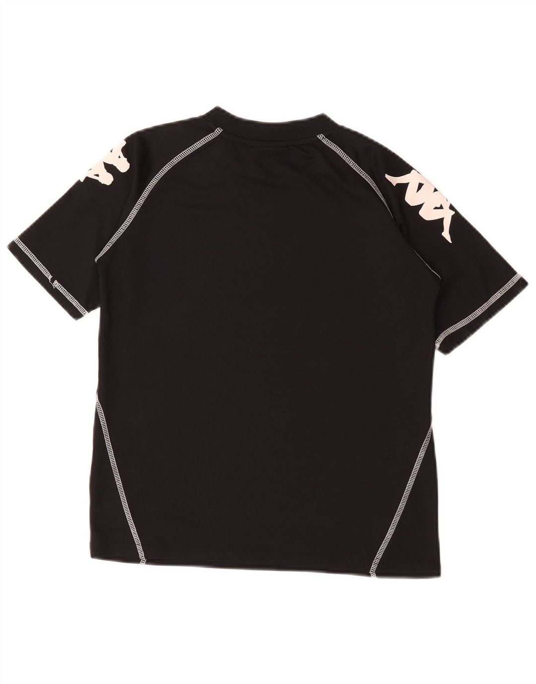 Kappa Camiseta gráfica para niños Top 11-12 años Negro Poliéster