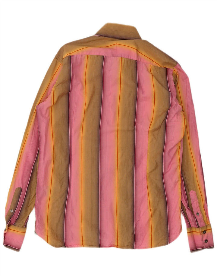 Ted Baker Camisa para hombre Talla 3 Mediana Algodón a rayas multicolor