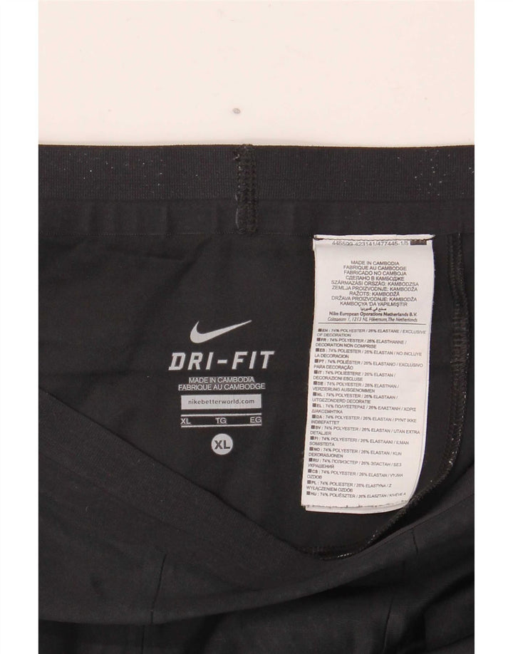 Leggings Nike Dri Fit para hombre XL Poliéster geométrico negro
