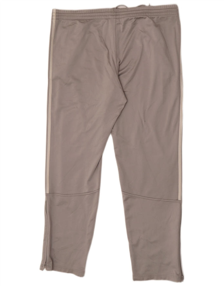 Adidas Pantalones de chándal para hombre UK 40/42 Gris medio Poliéster