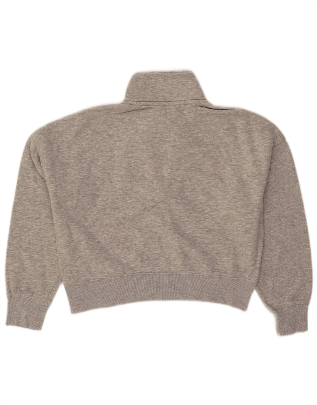 Jack Wills Sudadera corta extragrande para mujer UK 8 Small Grey Moteado