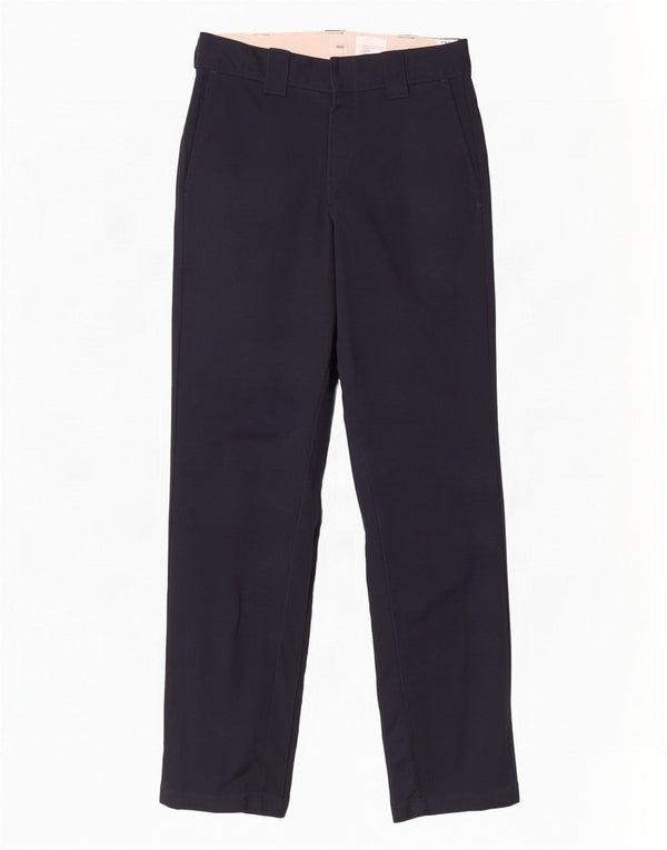 Dickies Pantalón chino ajustado y cónico para hombre W28 L32 Poliéster azul marino