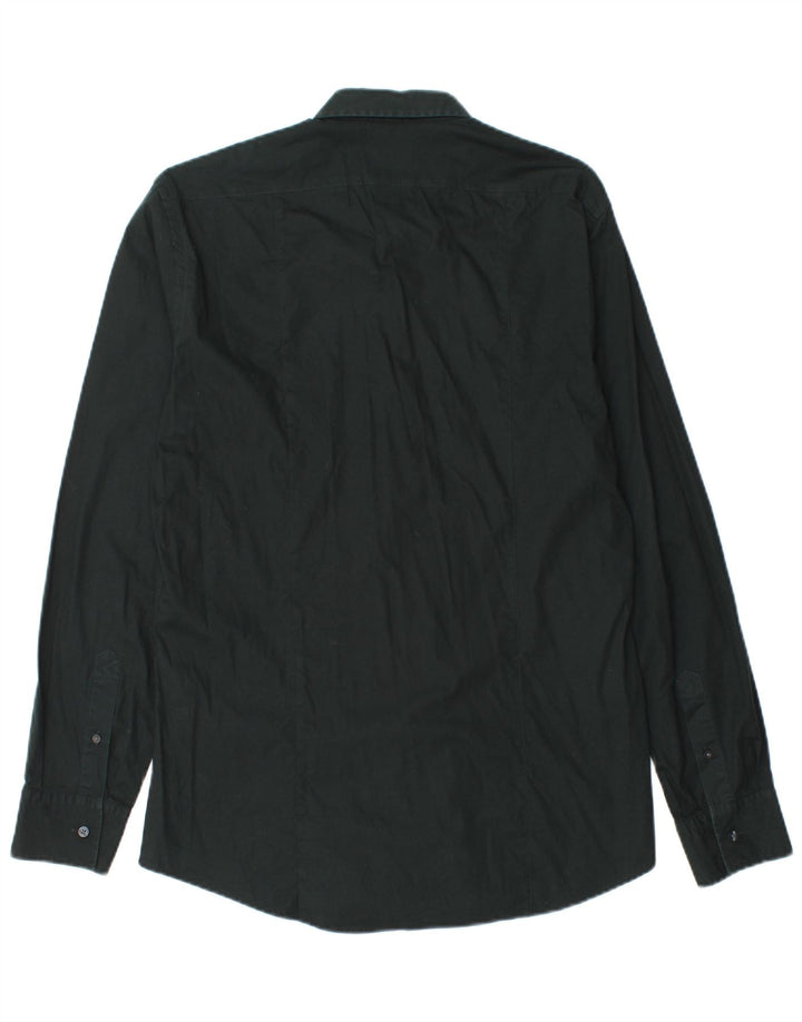Calvin Klein Camisa Slim Fit para Hombre Verde Grande