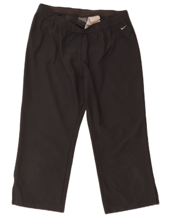 Nike Dri Fit Capri Pantalones de Chándal para Mujer UK 40/40 XL Gris Poliéster