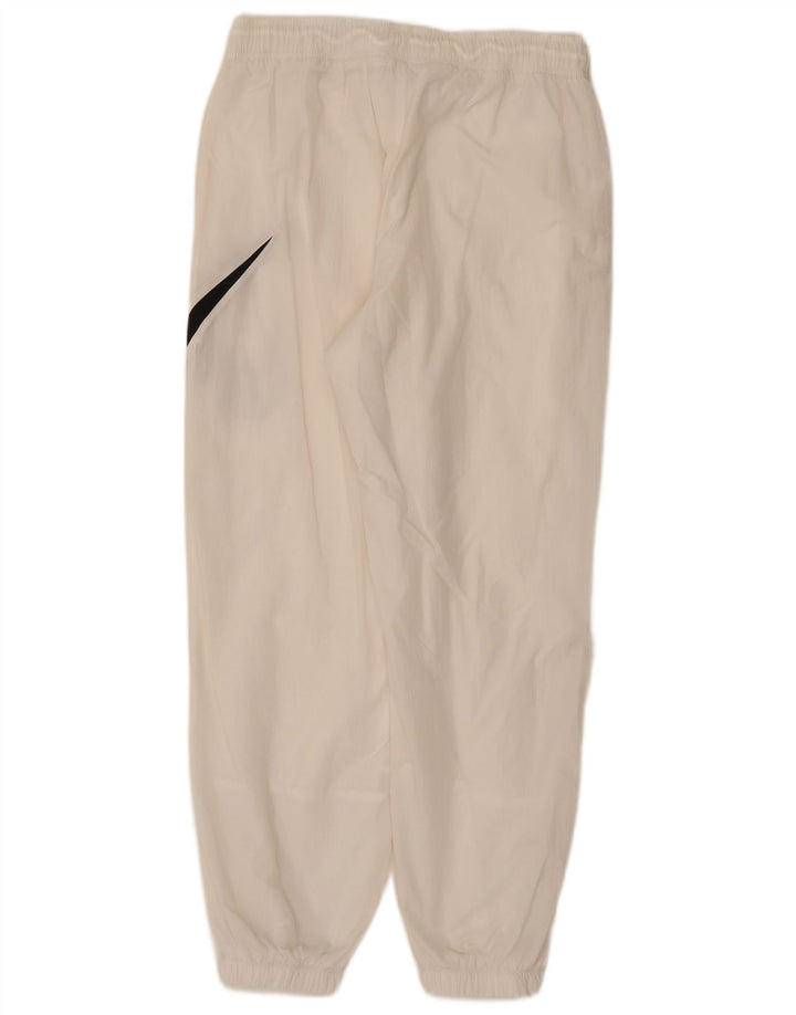 Nike Mujer Graphic Chándal Pantalones Joggers UK 12 Medium Blanco