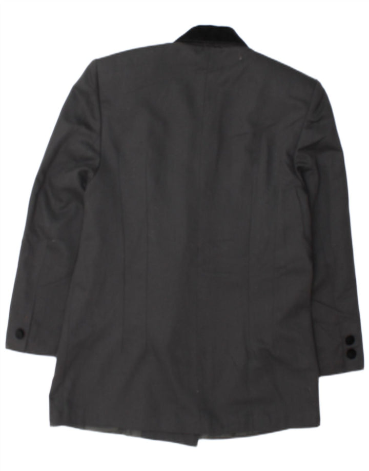 MISS H Chaqueta tipo blazer con doble botonadura para mujer UK 44 Gris medio Colorblock