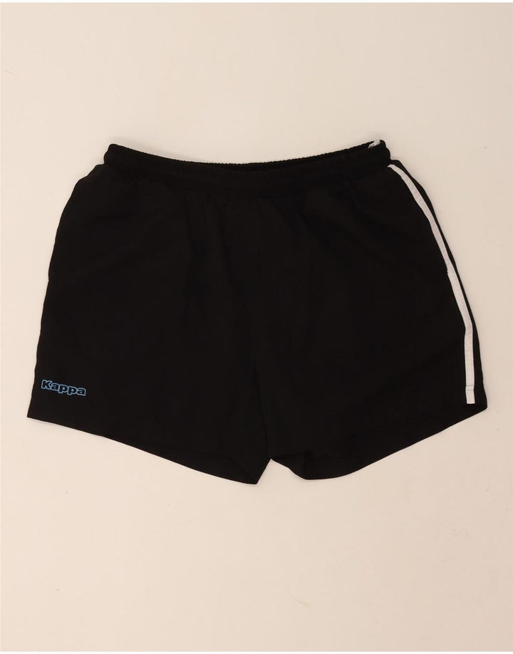 Kappa Pantalón Corto Deportivo Hombre XL Negro Poliéster