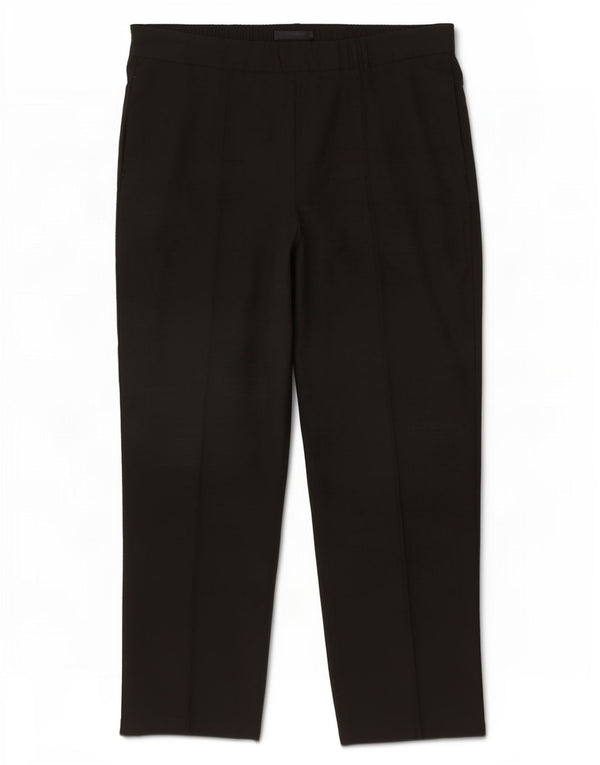 Marks & Spencer Pantalones Casuales Rectos para Mujer UK 18 XL W36 L30 Negro
