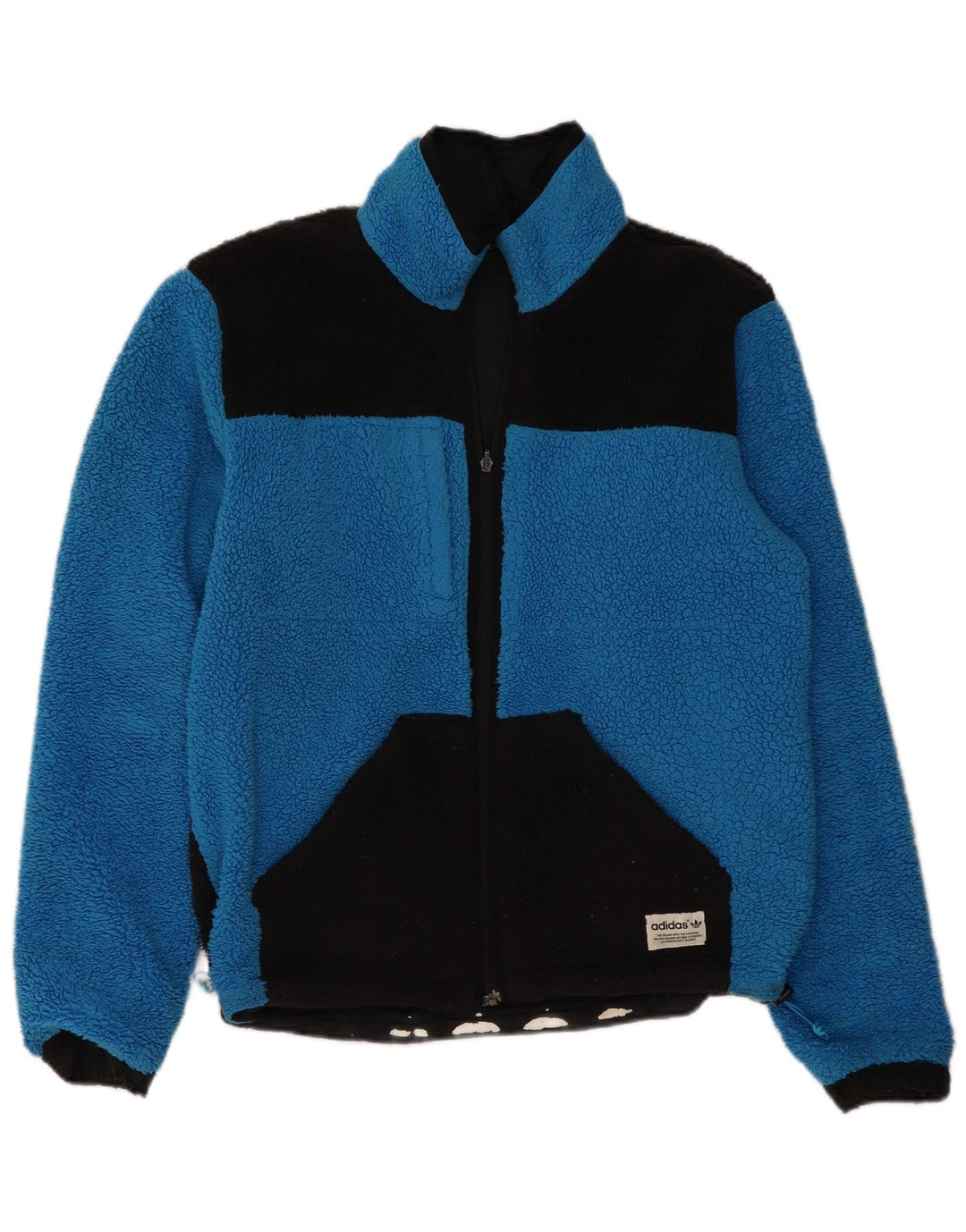 Adidas Chaqueta Reversible para Hombre UK 38 Medium Negro Poliéster