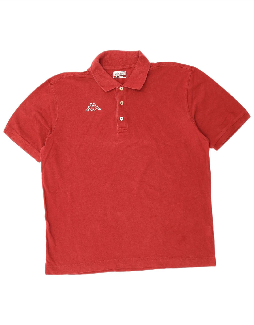 KAPPA Polo Hombre XL Algodón Rojo