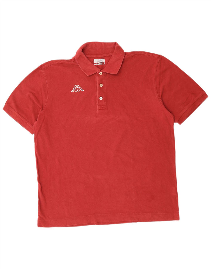 KAPPA Polo Hombre XL Algodón Rojo