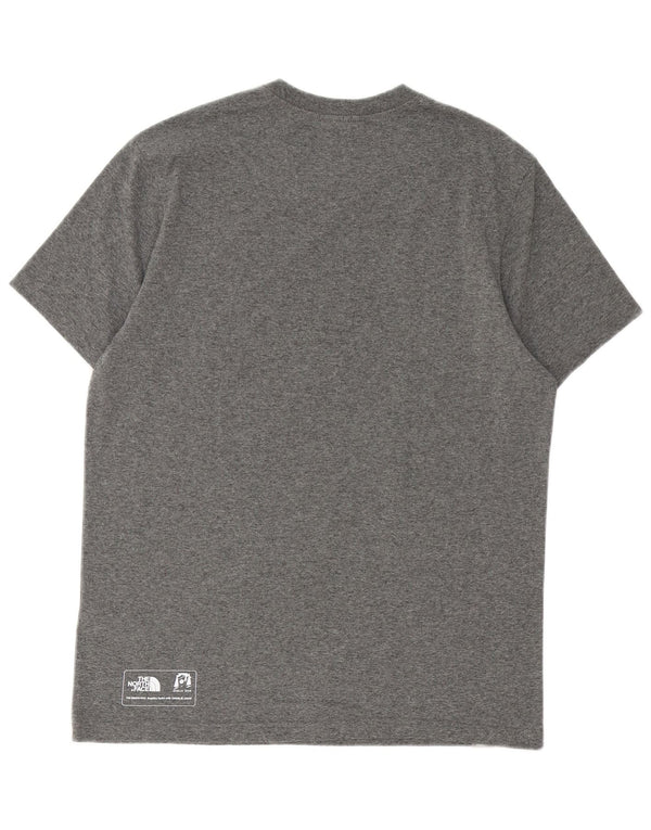 THE NORTH FACE Camiseta gráfica para hombre Top de algodón gris medio