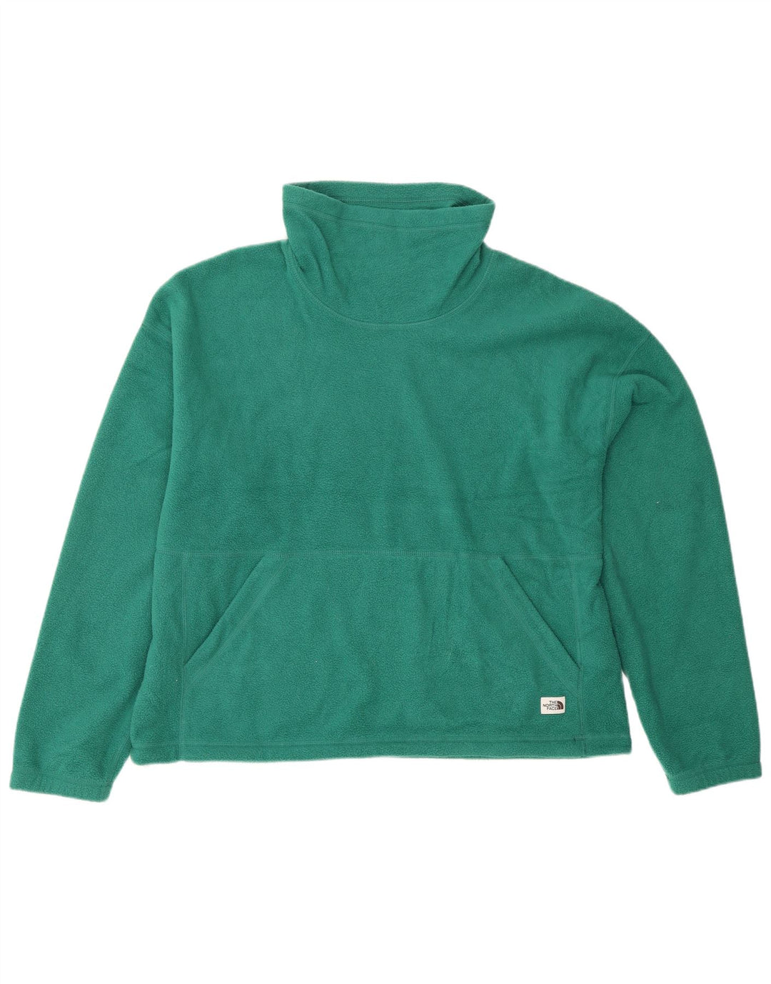 THE NORTH FACE Jersey polar para mujer UK 44 Poliéster verde medio