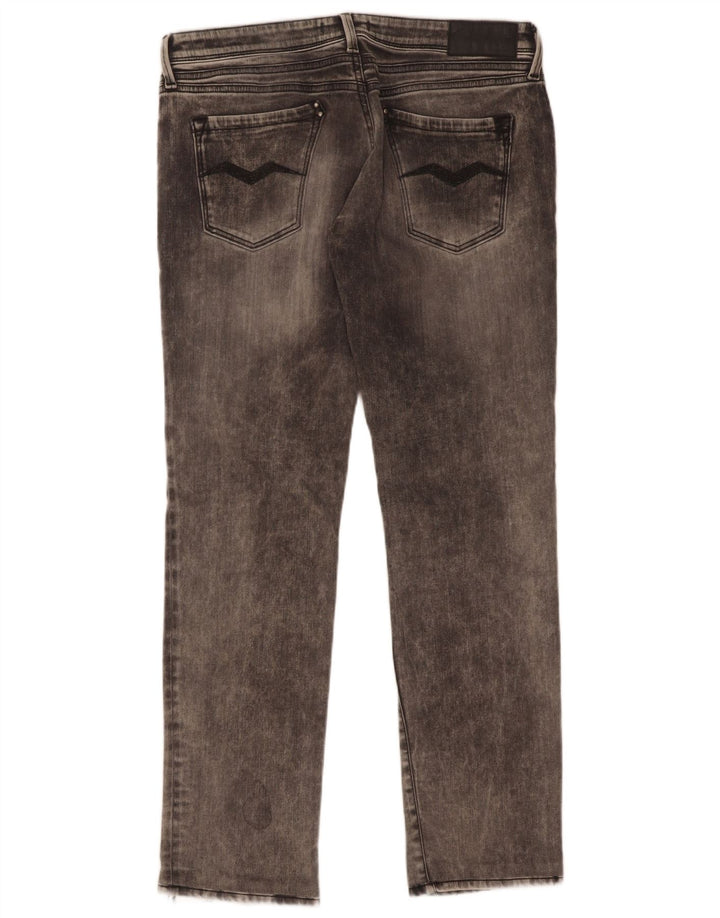 Replay Mujer Jodey Slim Jeans W29 L29 Algodón Gris