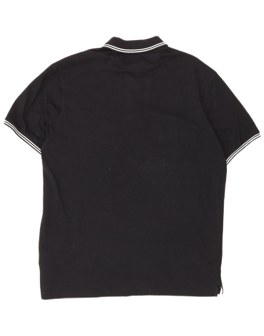 Champion Polo De Ajuste Fácil Para Hombre Grande De Algodón Negro
