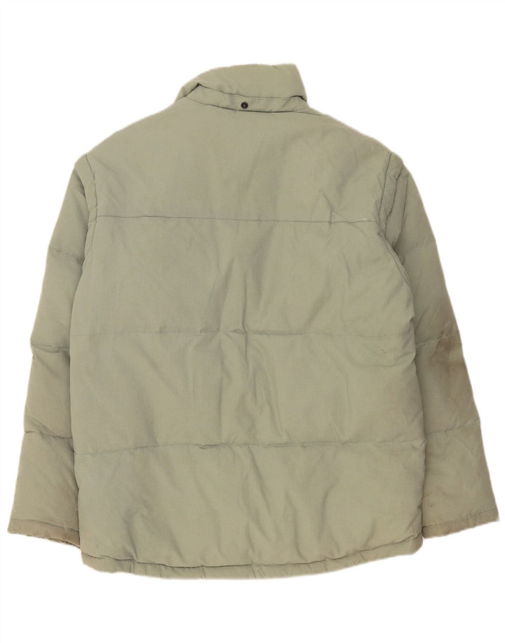 Fila Chaqueta acolchada para hombre UK 36 Small Verde Poliamida