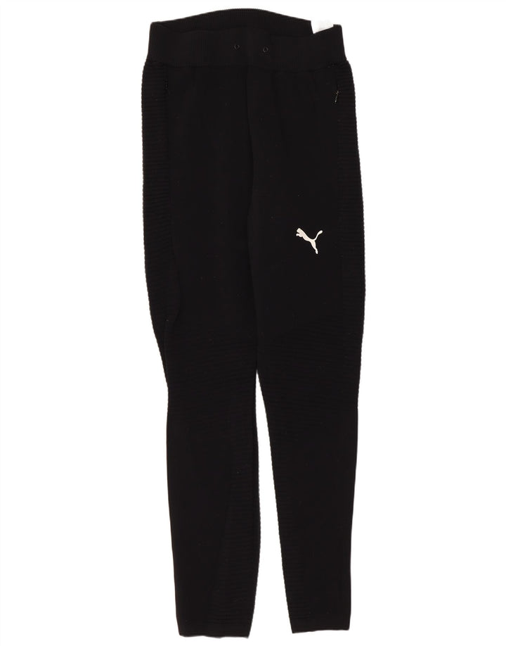 Puma Pantalones De Chándal Para Hombre Pequeños De Nylon Negro