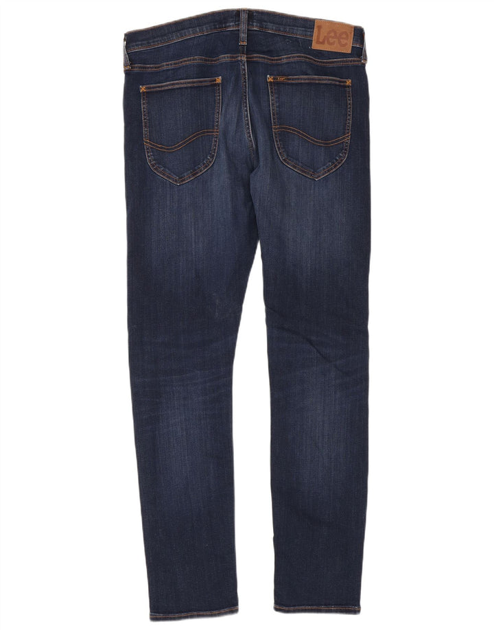 Lee Vaqueros ajustados Luke para hombre W34 L32 Algodón azul marino
