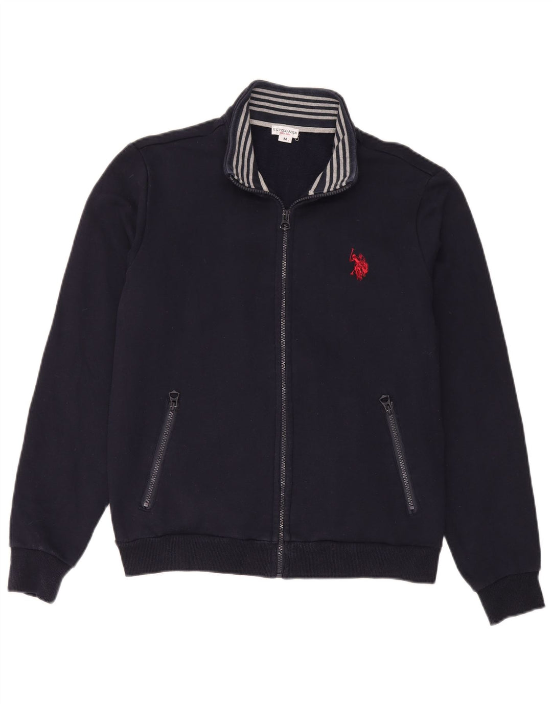 Asociación de Polo de EE. UU. Chaqueta superior de chándal con estampado gráfico Azul marino mediano