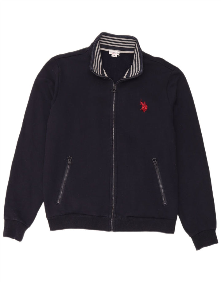 Asociación de Polo de EE. UU. Chaqueta superior de chándal con estampado gráfico Azul marino mediano