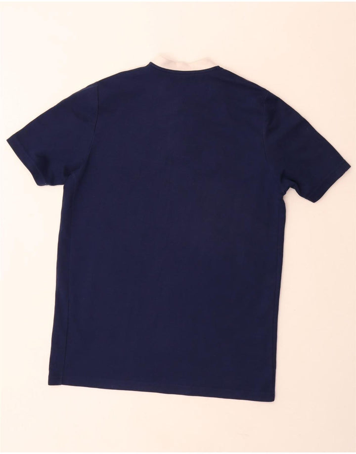 ADIDAS Camiseta del club de fútbol Leeds United para hombre Camiseta mediana de algodón azul marino