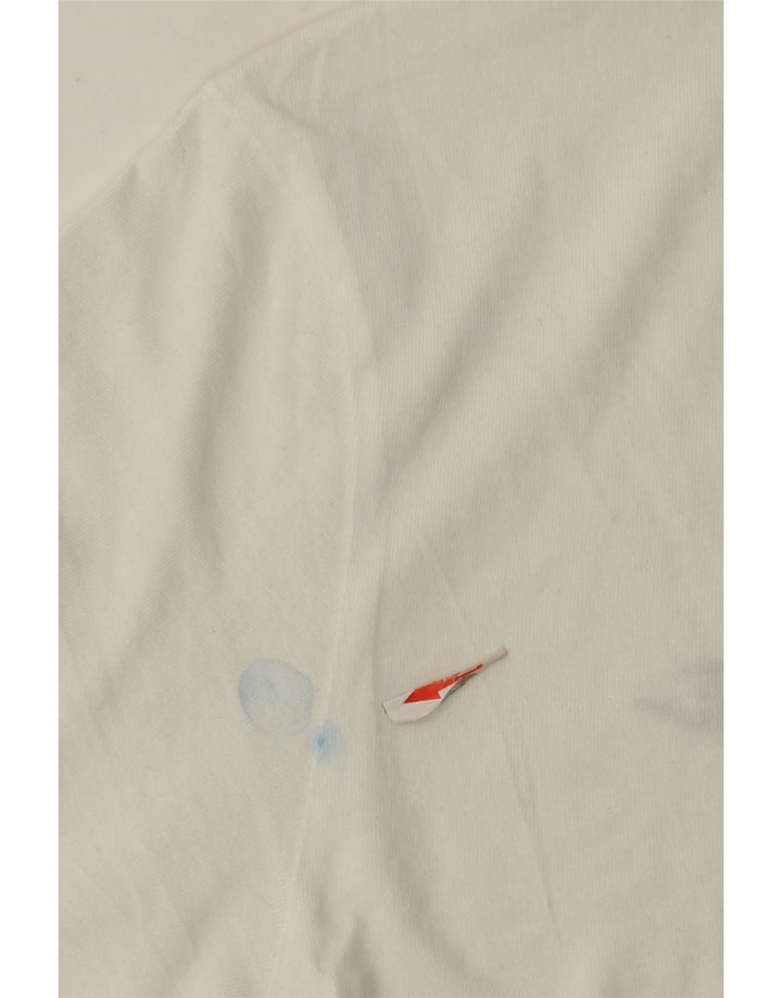 Camiseta Nike Hombre Top Small Blanco Algodón