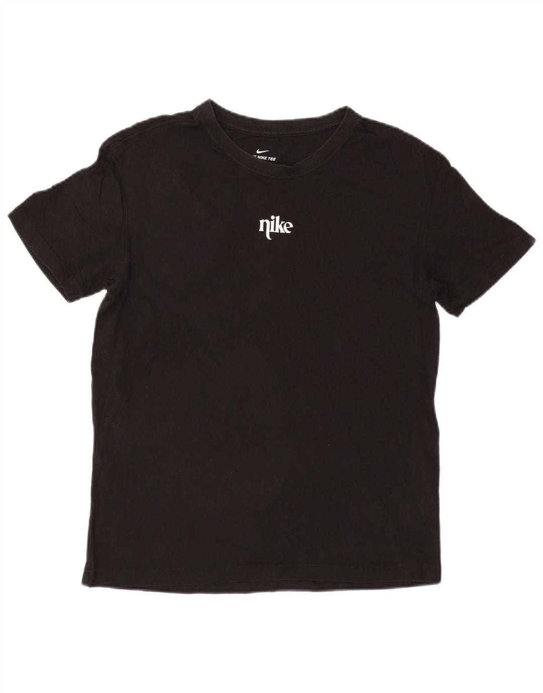 Nike - Camiseta gráfica para hombre, talla pequeña, algodón negro
