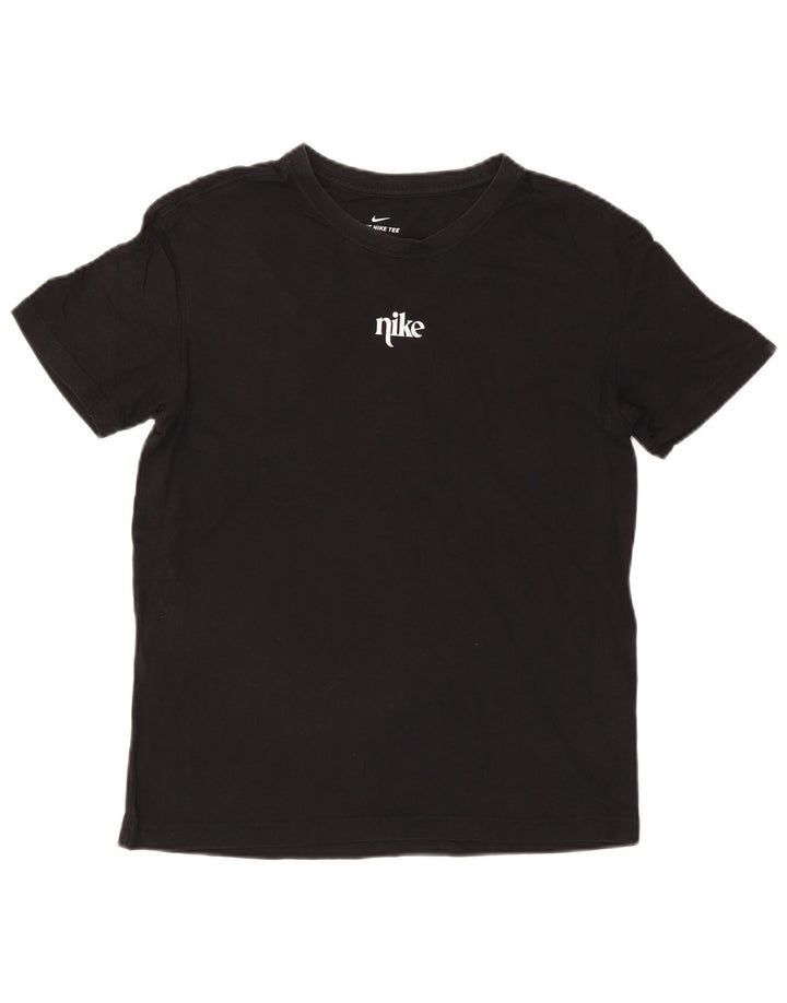 Nike - Camiseta gráfica para hombre, talla pequeña, algodón negro