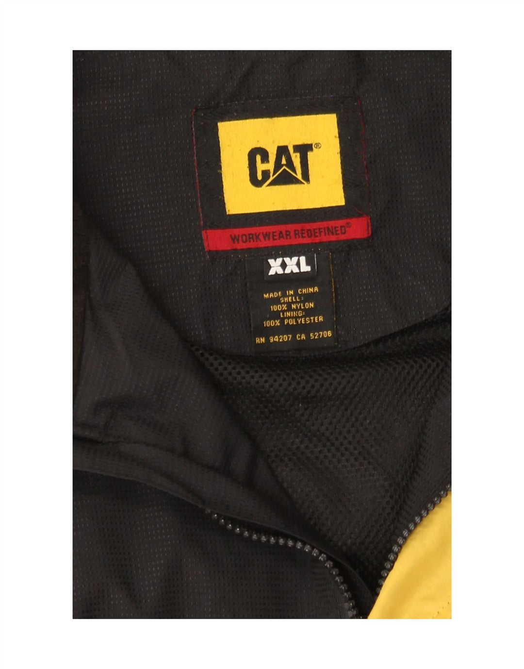 Chaqueta impermeable para hombre CAT UK 44 2XL Nylon negro