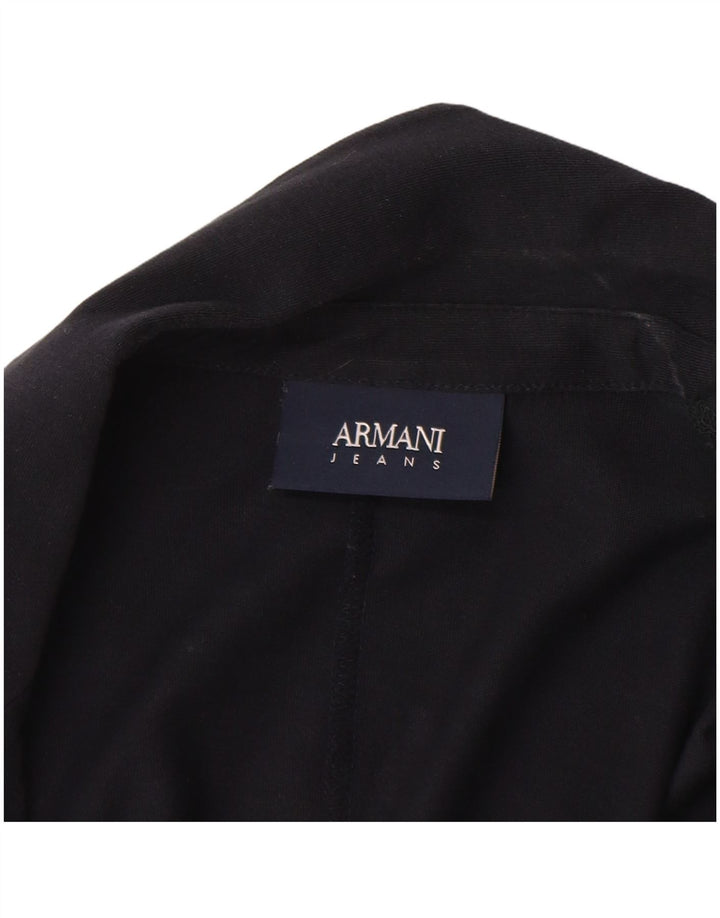 Armani Jeans Chaqueta Blazer de 2 Botones para Mujer UK 18 XL Algodón Azul Marino