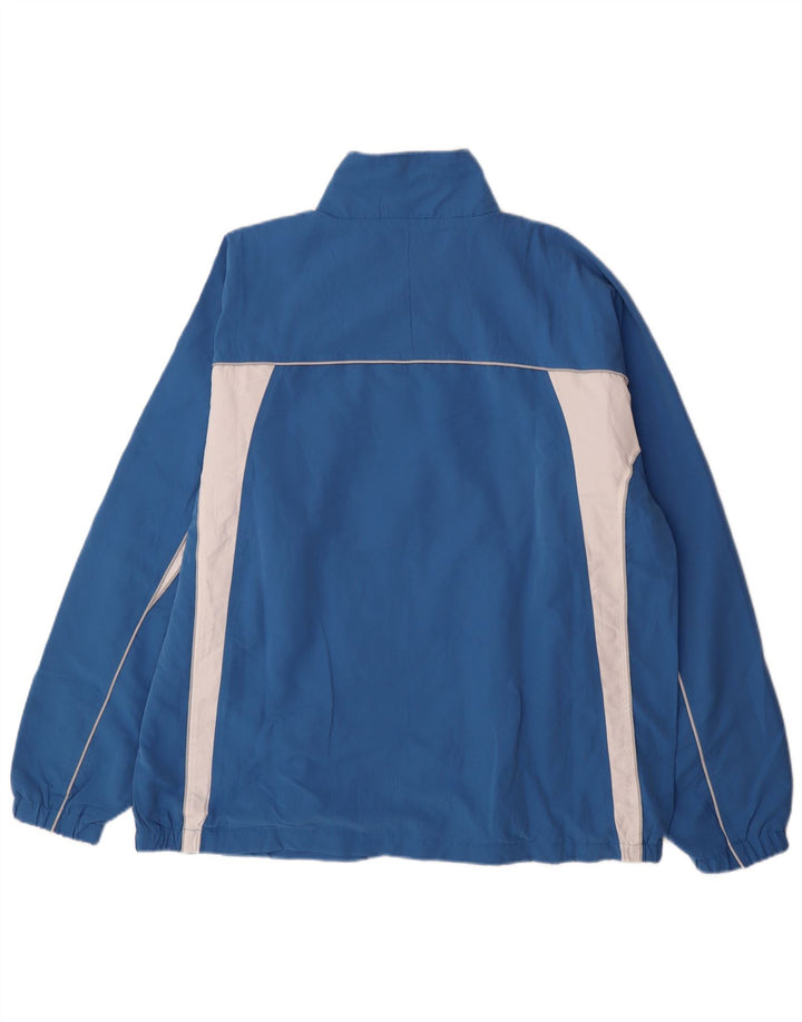 Asics Hombre Chándal Top Chaqueta 2XL Azul Colorblock Poliéster