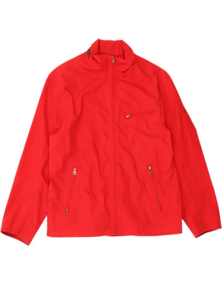 TIMBERLAND Mens Earthkeepers Windbreaker Jacket UK 38 Medium Red Polyester Vintage Timberland and Second-Hand Timberland from Messina Hembry 