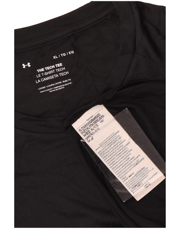 UNDER ARMOUR Camiseta Hombre Top XL Poliéster Negro