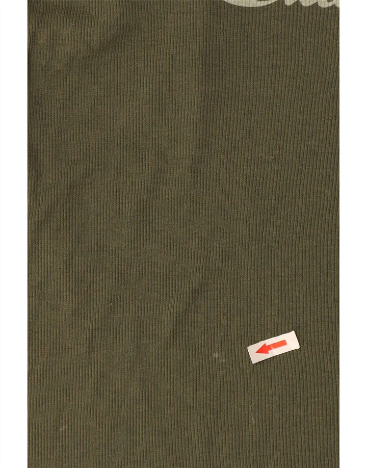 Champion Camiseta sin mangas gráfica para mujer UK 18 XL Poliéster caqui