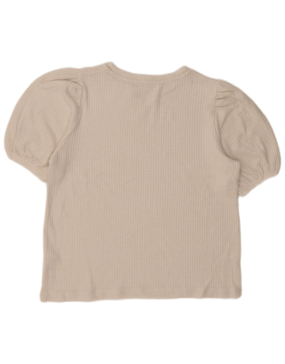 Marks & Spencer Blusa para Mujer Top UK 44 Viscosa Blanca Mediana