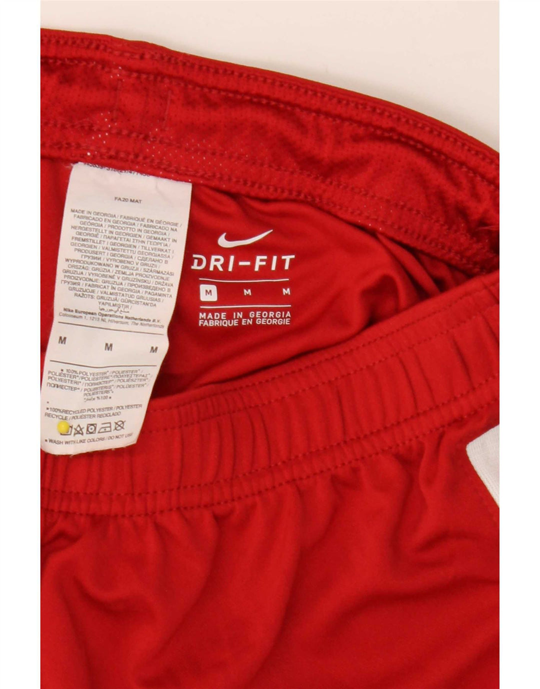 Pantalones cortos deportivos Nike Liverpool para hombre Poliéster color block rojo mediano