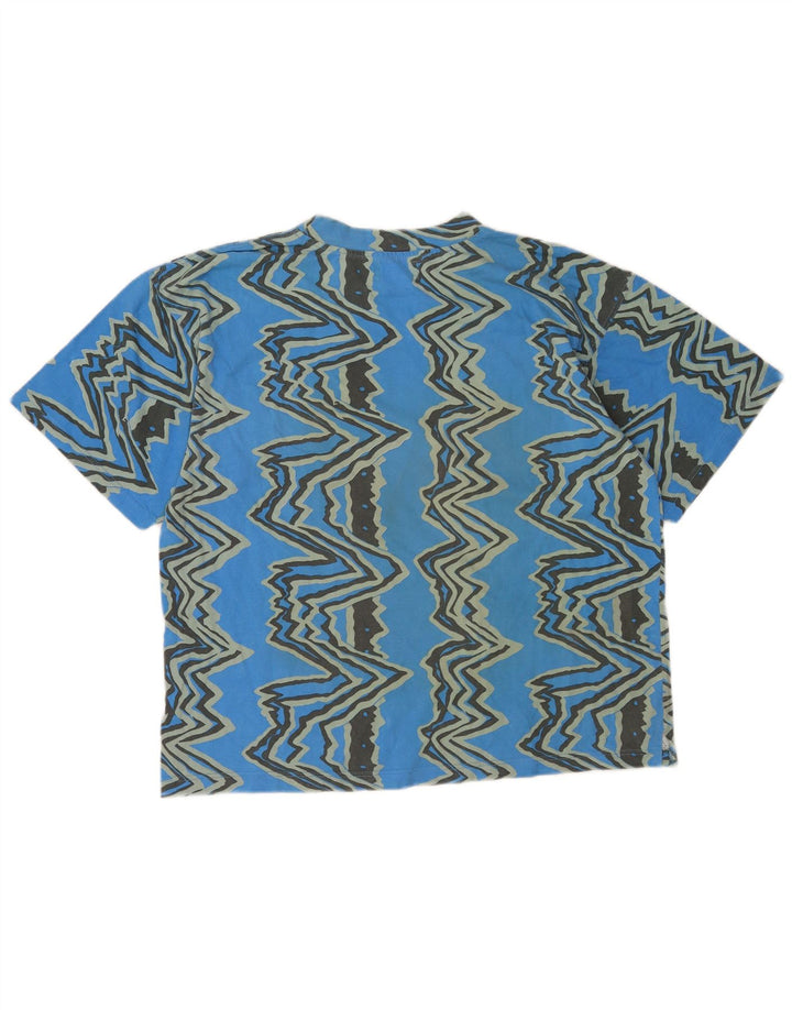 Camiseta Mistral Hombre Top Azul Medio Algodón Geométrico