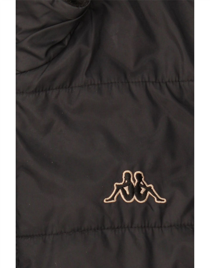 Kappa - Chaqueta acolchada para hombre, talla 40, color negro