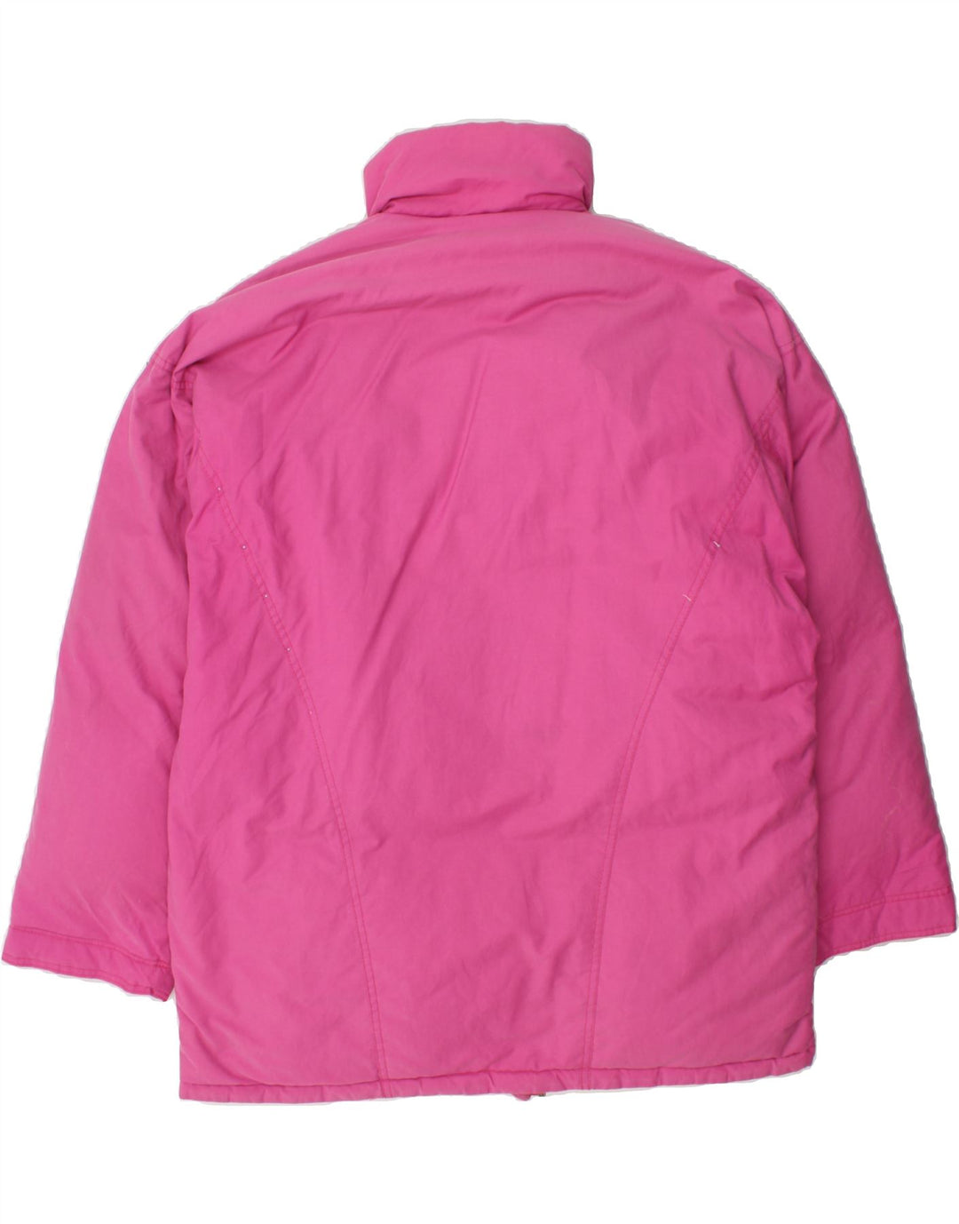 VINTAGE Womens Windbreaker Coat EU 48 2XL Pink Vintage Vintage and Second-Hand Vintage from Messina Hembry 