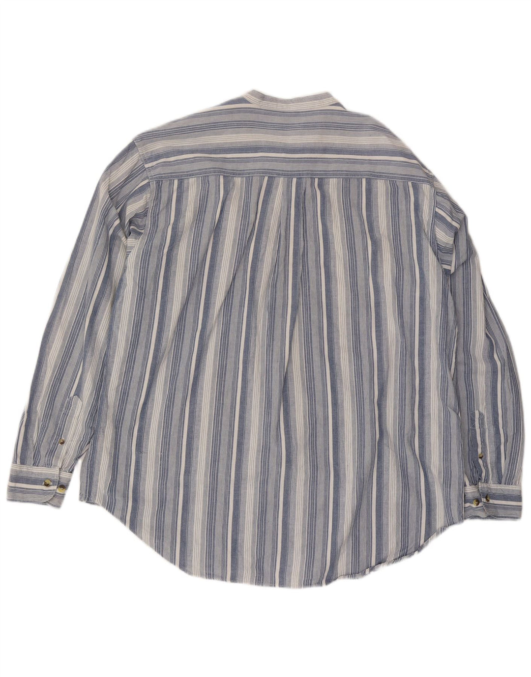 Camisa San Bernardo Hombre XL Algodón Rayas Azul
