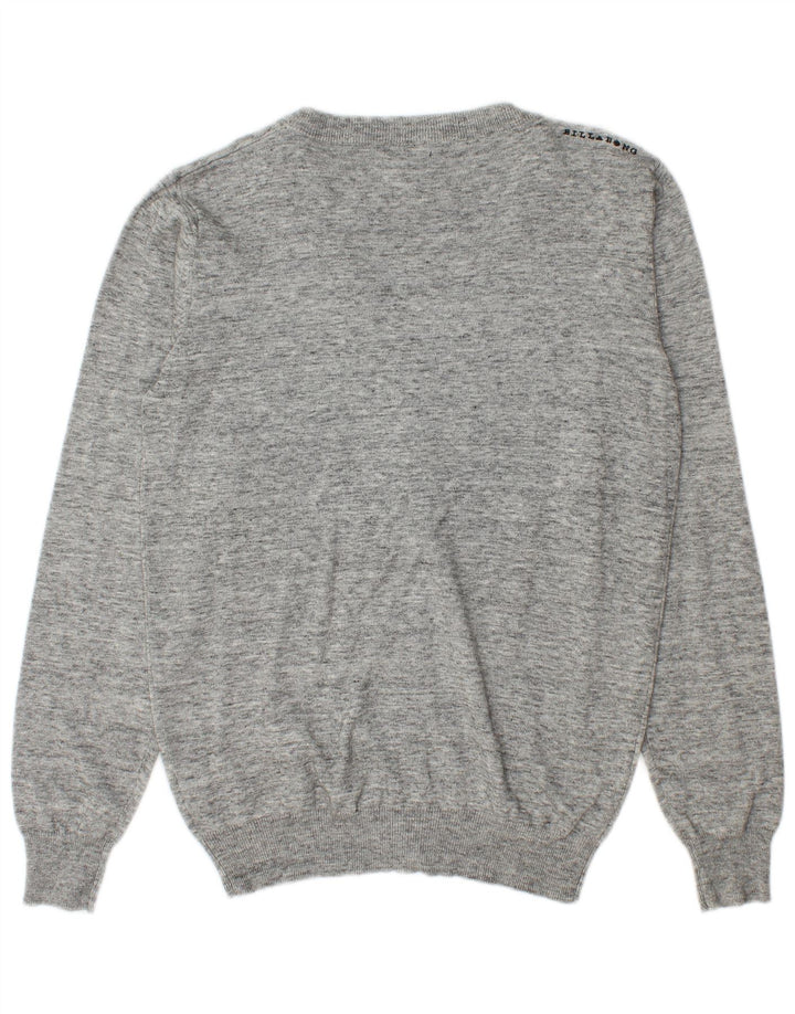 Jersey tipo cárdigan Billabong para hombre de algodón moteado gris medio