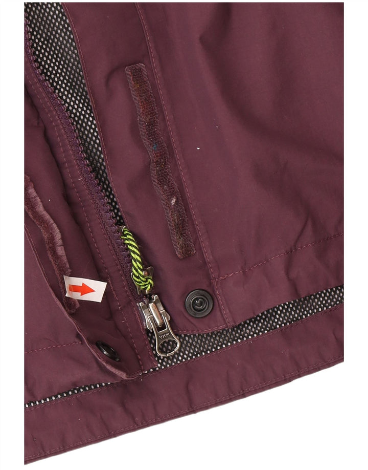 The North Face Chaqueta impermeable con capucha para mujer UK 44 Medium Purple Nylon