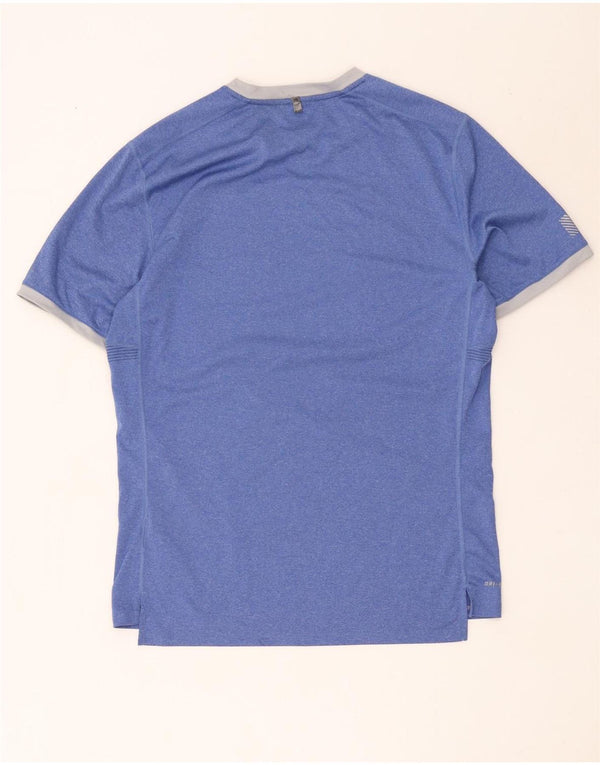 Camiseta Nike Dri Fit para hombre Top poliéster a rayas azul medio