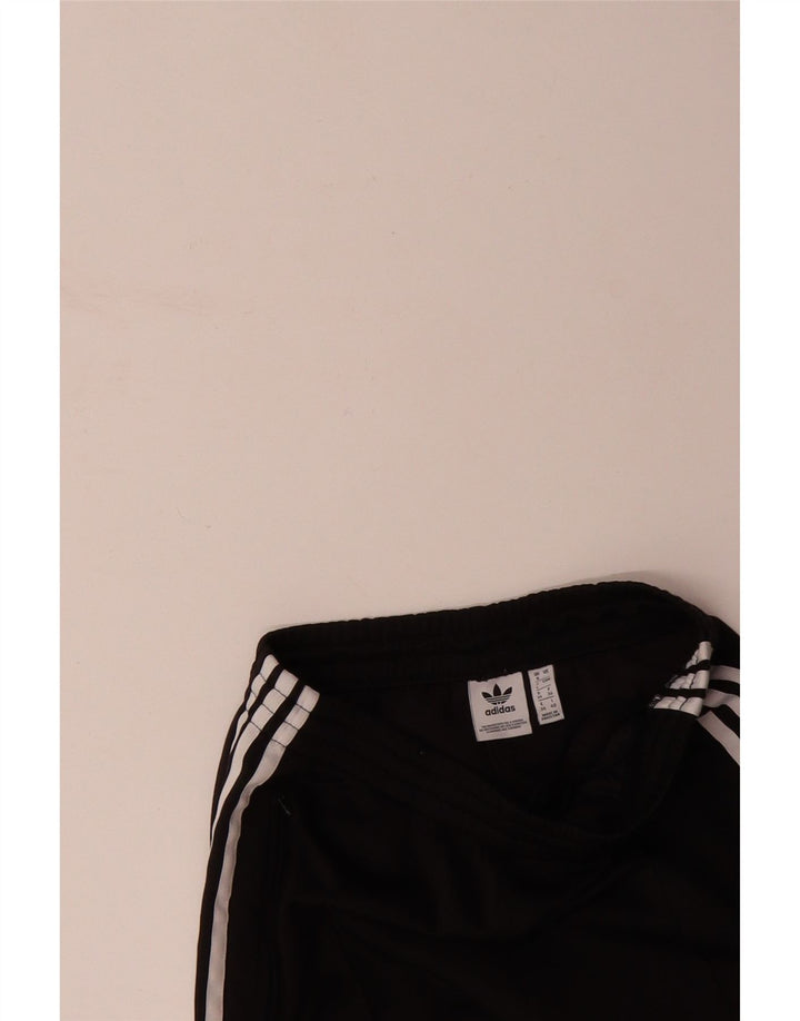 ADIDAS Womens Tracksuit Trousers UK 12 Medium  Black Polyester