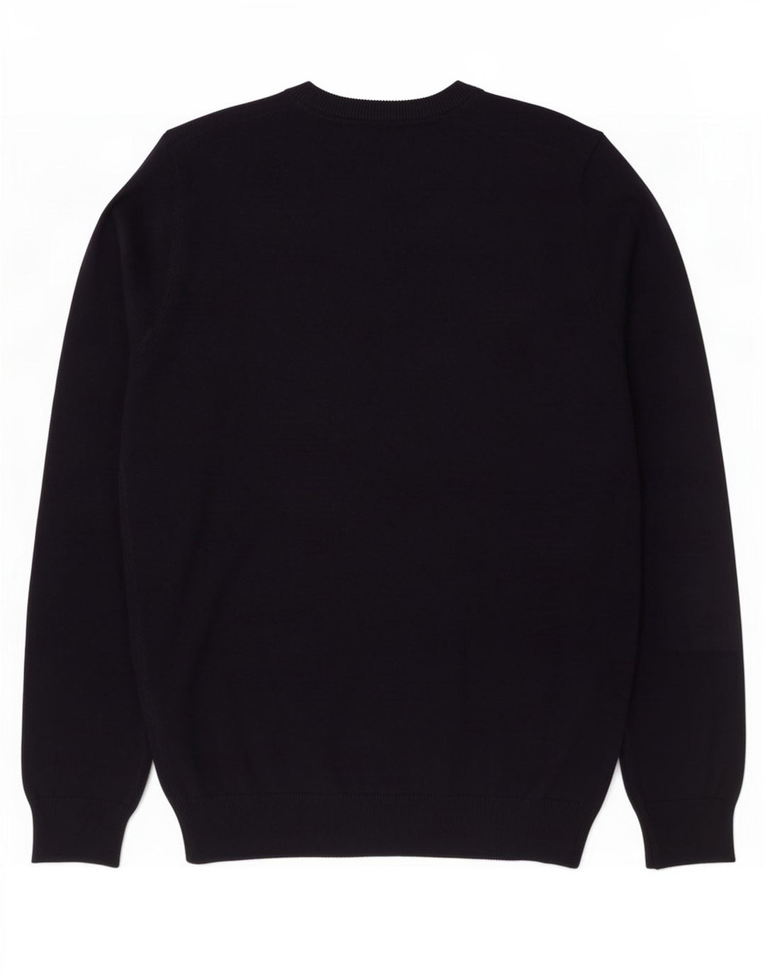 Marks & Spencer Jersey de cuello redondo para hombre de algodón azul marino mediano