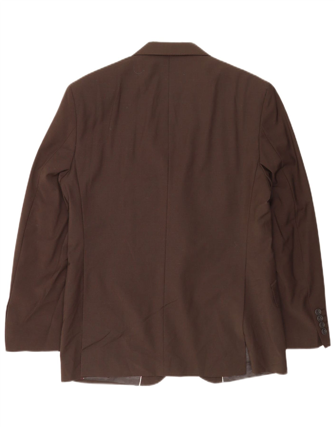 Marks & Spencer Chaqueta tipo blazer de 2 botones para hombre UK 38 Lana marrón medio