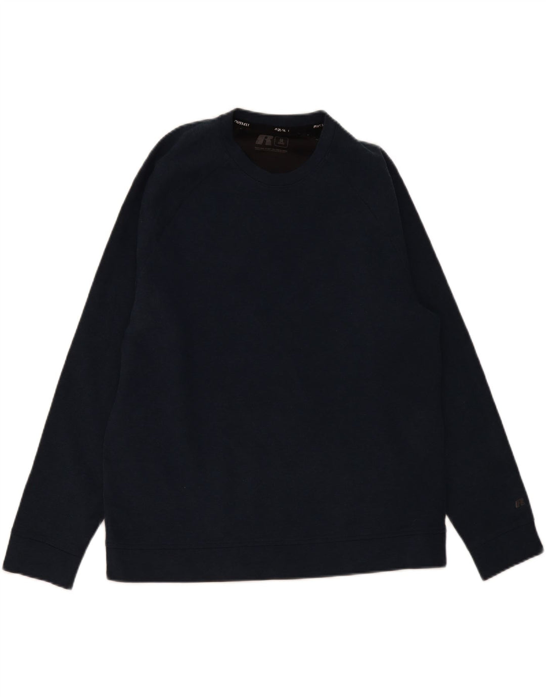 RUSSELL ATHLETIC Mens Sweatshirt Jumper Medium Navy Blue Vintage Russell Athletic and Second-Hand Russell Athletic from Messina Hembry 