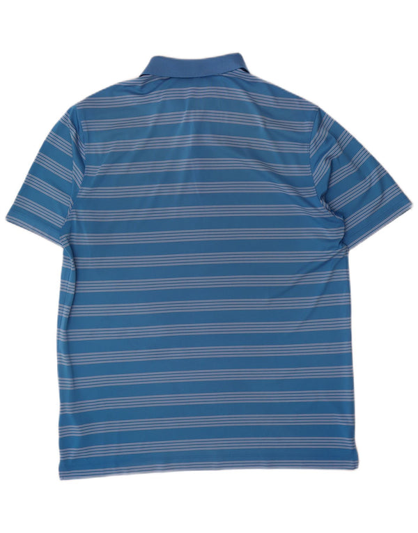Polo Nike Hombre XL Poliéster Rayas Azules